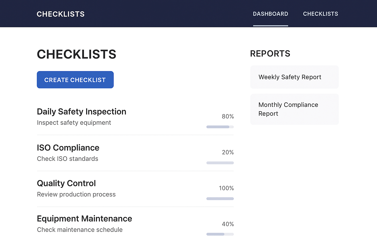 CompliSight Dashboard